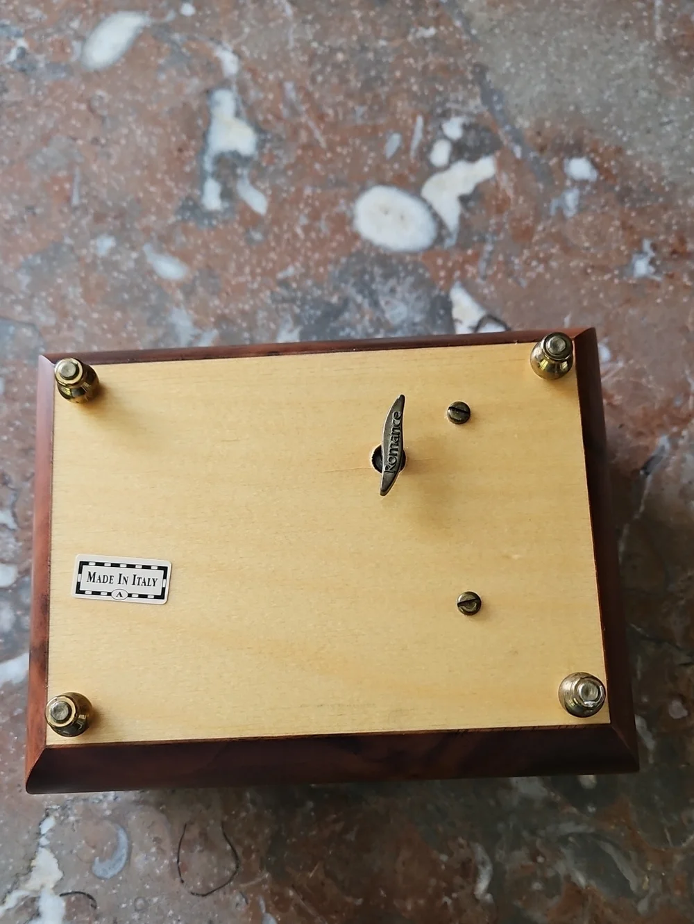 Vintage Reuge Music Box & Jewelry Box Romance Is The Song Italy